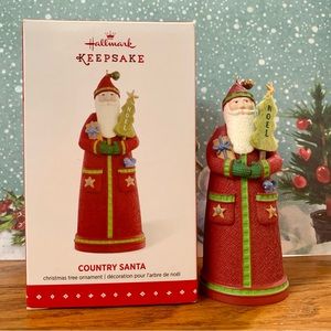 Hallmark Keepsake Ornament “Country Santa” 2015